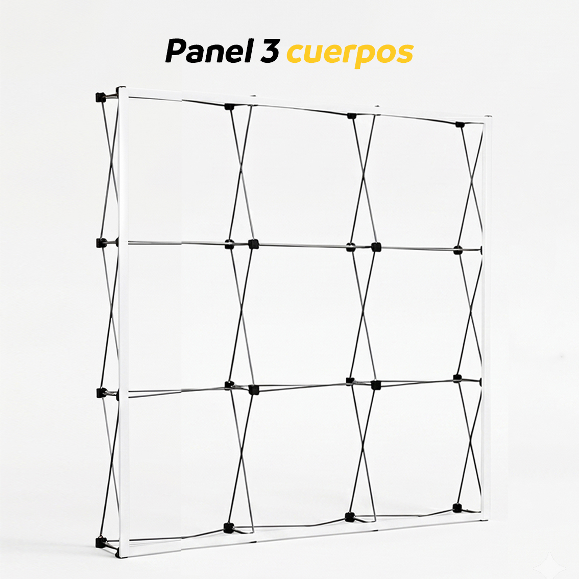Panel Araña 3 cuerpos (225x230cm) Con laterales - Imagen 2